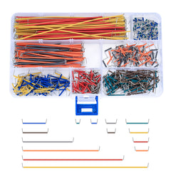 560 Pcs Jumper Wire Kit, 14 Lengths Assorted Breadboard Jumper Wire Cable, Preformed U-shape Solderless Jumper Wire Male to Male Jumper Wires Prototyping Breadboard