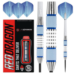 RED DRAGON Stag 30g Tungsten Darts with Flights and Stems