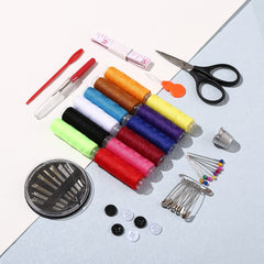 RFWIN Travel Sewing Kit 72pcs Needle and Thread Kit, Portable Mini Sewing Supplies for Beginner   Kids   Home and Emergency Use