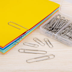 Paper Clips Assorted Sizes, Large Paper Clips, Small Paper Clips, Paper Clip, Paperclips, 100 Clips/Box