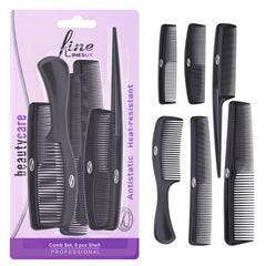 Set of 6 Combs (110-00) (Black (110-00))