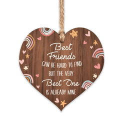 Friends plaque   Best friends can be hard to find wooden heart   gifts for friends women   best friend plaque   hug gifts motivational miss you gift   birthday Christmas   uk her girls woman