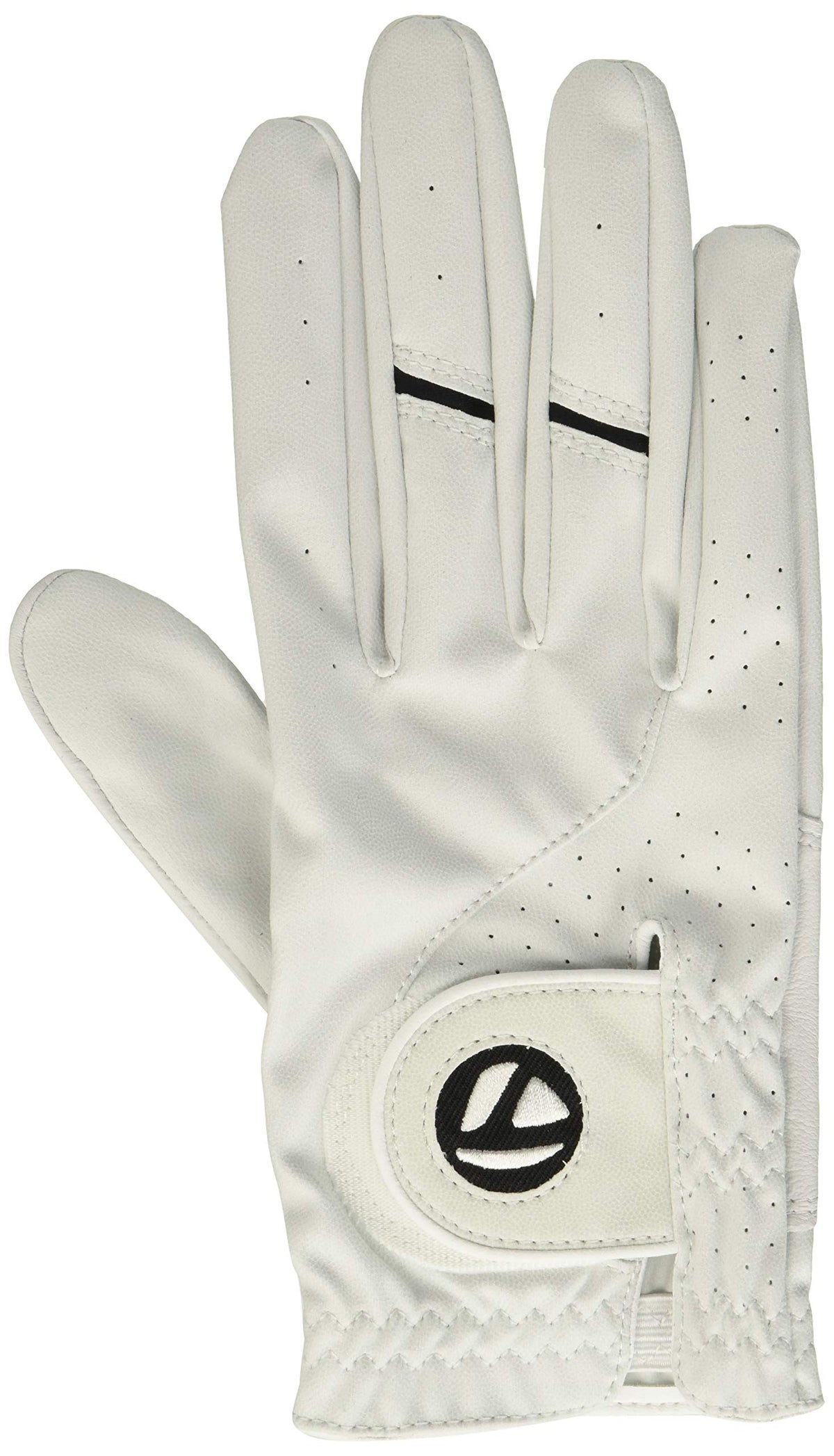 TaylorMade Men's Stratus Tech Golf Glove, White, Medium