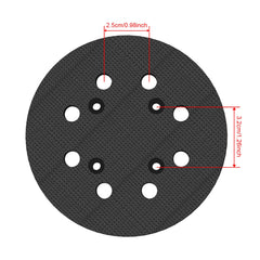 HYCHIKA 5 Inch Sander Backing Pad, Sander Base 125mm 8 Hole Sander Replacement Pad Compatible with HYCHIKA Orbital Sander OS300W, FL117