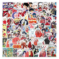 Inuyasha Sticker Pack 100pcs, Vinyl Sticker for Water Bottles Laptop Skateboard Notebook, Gift for Adults Kids Teens