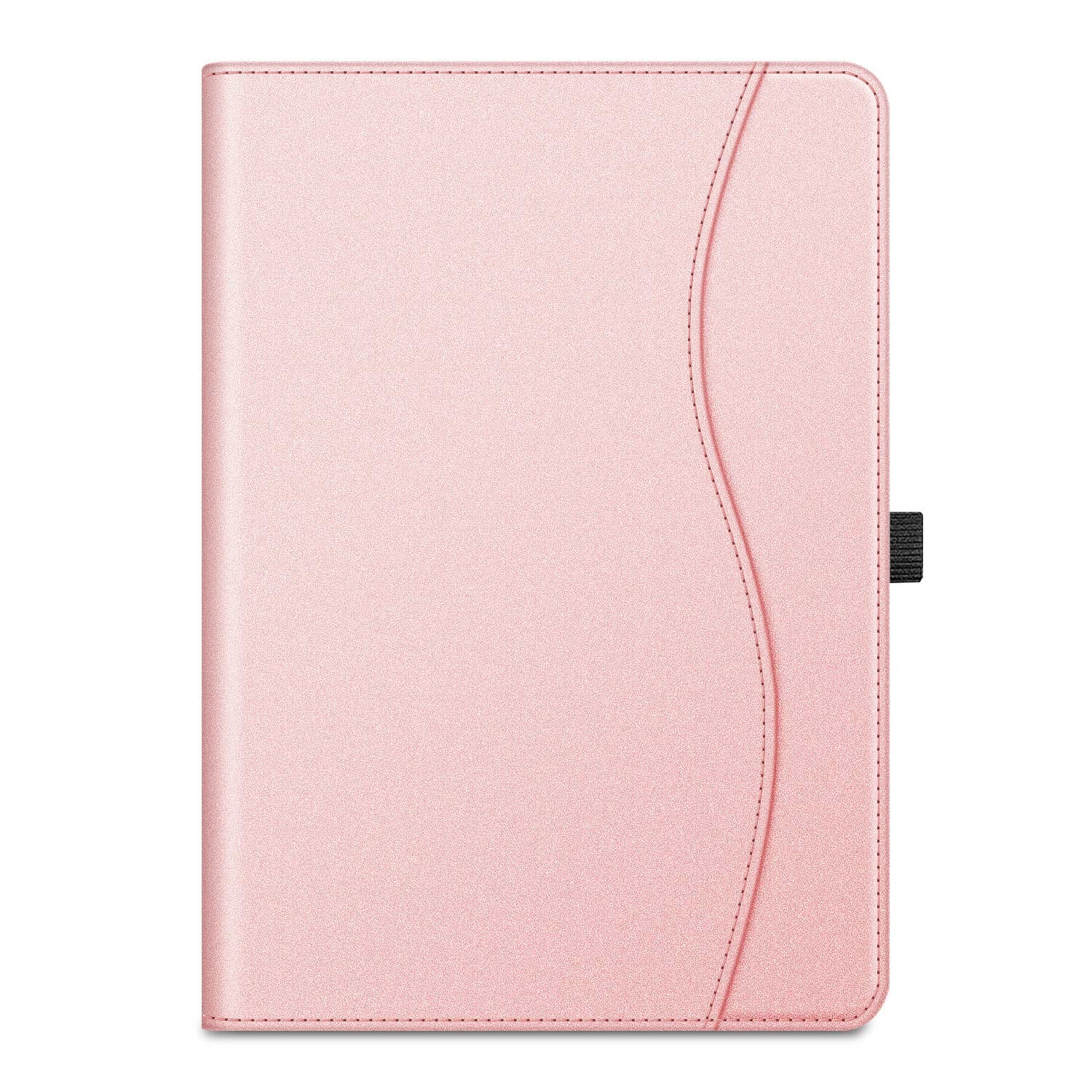 FINTIE Case for iPad 9th / 8th / 7th Generation (2021/2020/2019) 10.2 Inch - [Corner Protection] Multi-Angle Viewing Stand Cover with Pocket & Pencil Holder, Auto Wake Sleep, Rose Gold