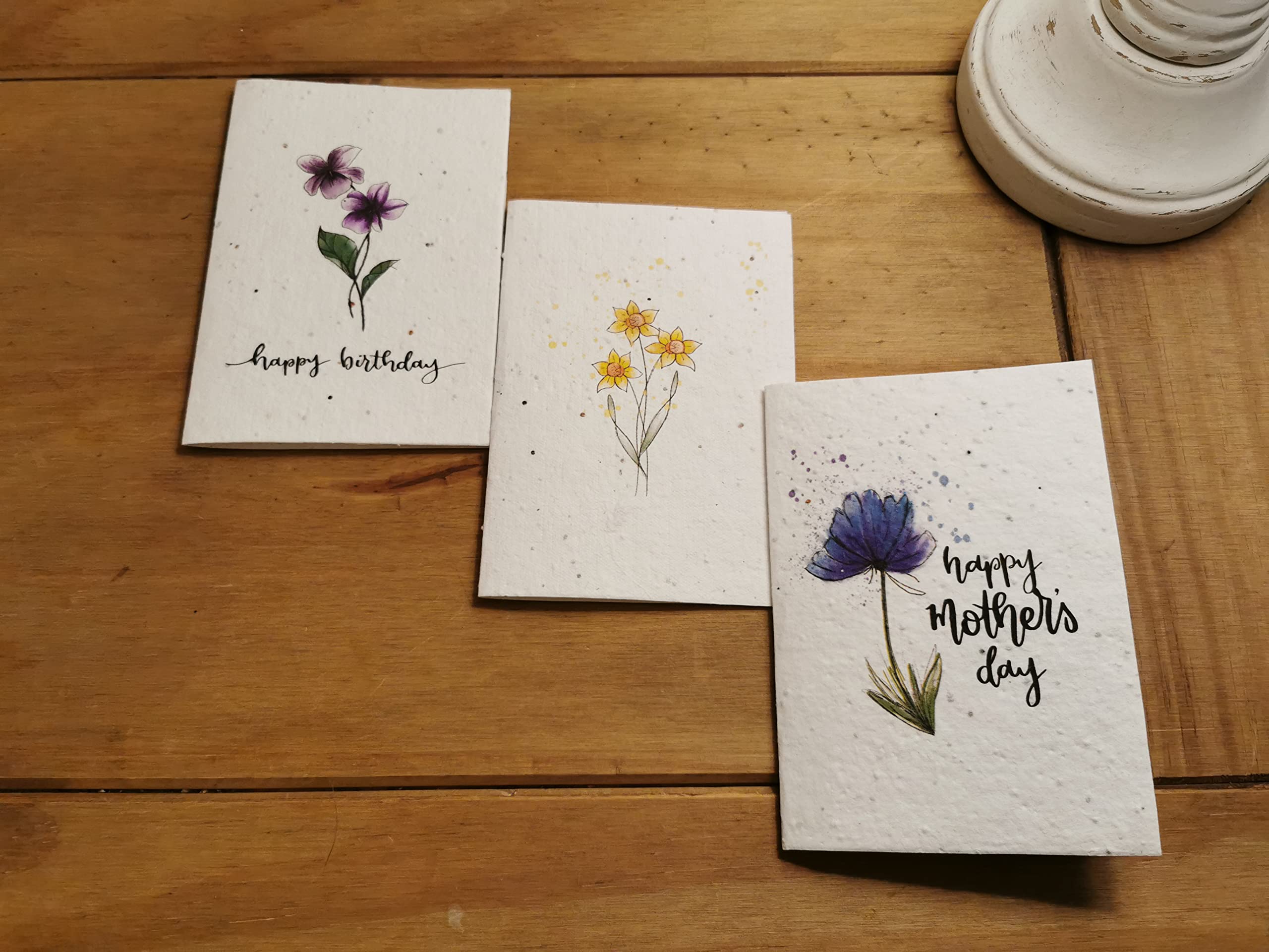 A4 & A5 Plantable Seed Paper/Card - Eco Friendly Print at Home Craft Paper with Wildflower Seed Mix (A4 Pack of 10 Seeded Paper)