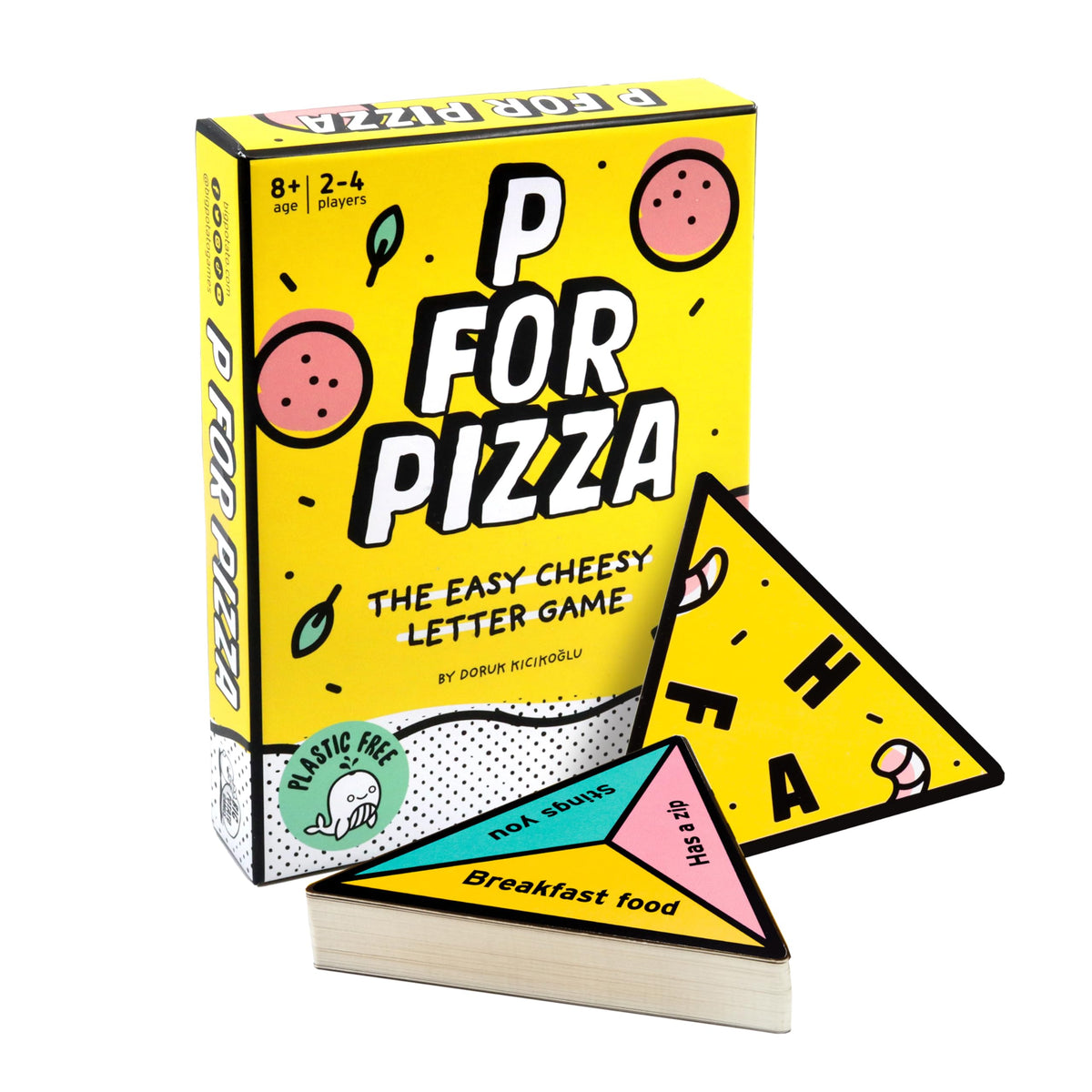 P for Pizza Board Game: Build a Giant Pizza Slice Before Anyone Else Family Travel Game Great for Adults and Kids   Perfect For Holidays and Camping