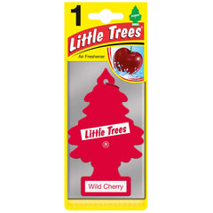 LITTLE TREES 10101 Little Trees Air Freshener Tree MTR0035 Wild Cherry Fragrance For Car Home Boat Caravan,Single Pack