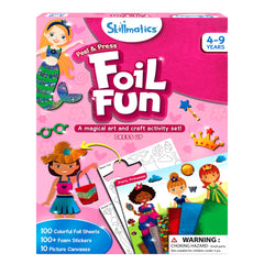 Skillmatics Art & Craft Activity - Foil Fun Dress Up, No Mess Art for Kids, Craft Kits & Supplies, DIY Creative Activity, Gifts for Girls & Boys Ages 4, 5, 6, 7, 8, 9, Travel Toys