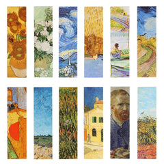 Vintage Bookmarks for Women Men, 30PCS (Van Gogh)