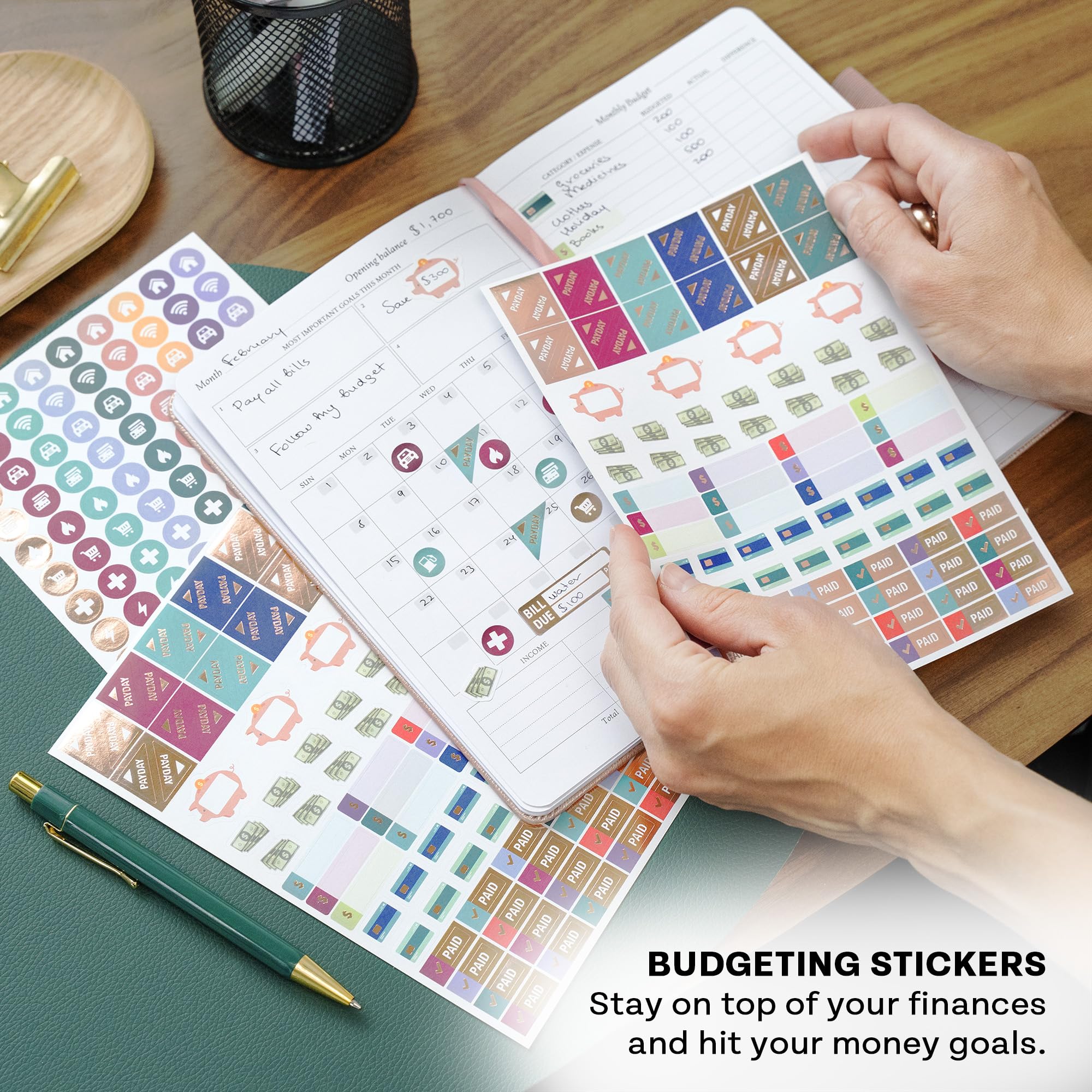 Legend Value Sticker Pack – 1,700and Small Stickers for Planner, Journal & Calendar – Aesthetic, Inspirational, Seasonal, Dates, Months, Holidays, To-dos & Budget Stickers – Planner Accessories