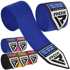 RDX Boxing Wraps Kids 2.5M Inner Gloves, Elasticated Thumb Loop Bandages, Junior Under Mitts Hand Fist