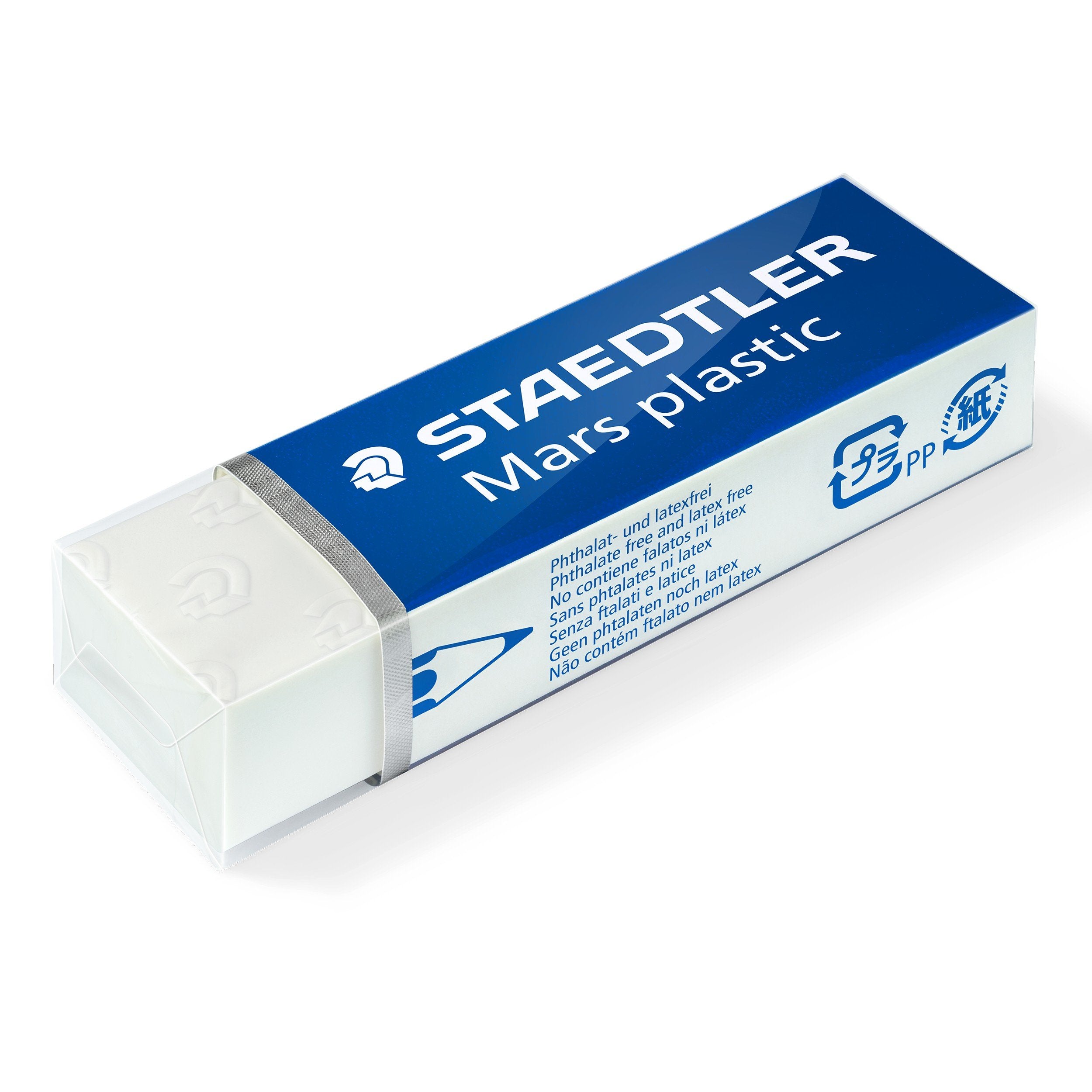 STAEDTLER ‎526 50 BKD Mars Eraser, Premium-Quality, Latex & Phthalate-Free (Pack of 1), White