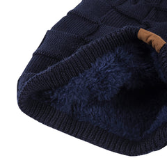 REDESS Beanie Hat for Men Winter Warm Hats Knit Slouchy Thick Skull Cap Ocean Blue