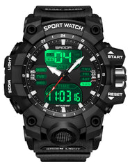 findtime Mens Digital Watches for Men Sport Tactical Watch Outdoor Military Large Face 5ATM Waterproof Watch Stopwatch Countdown Alarm LED Backlight Shockproof Watches for Men