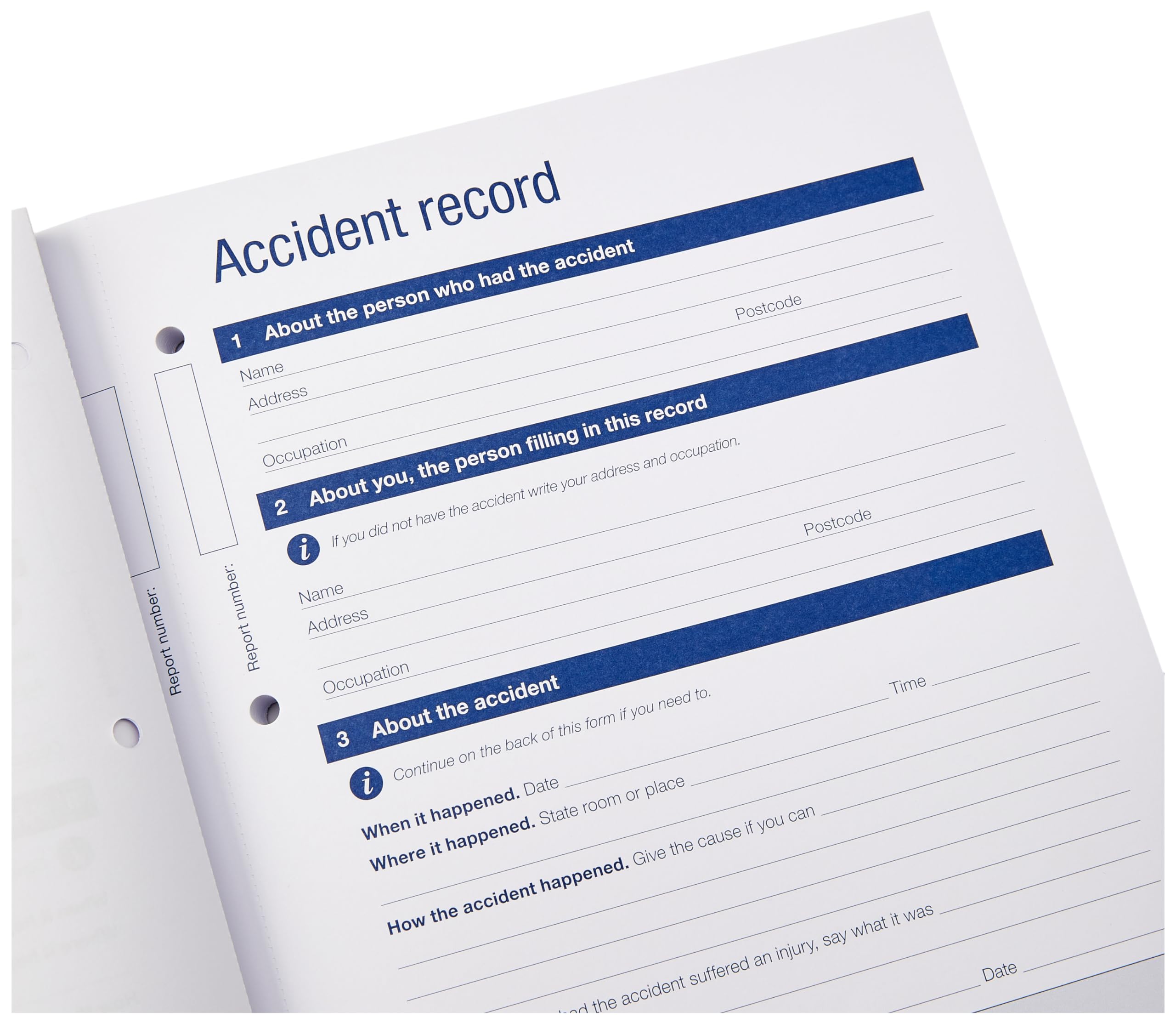 Accident book BI 510 (Statutory Instruments 2024)