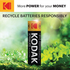 Kodak   AA Batteries   Double A   Disposable Household Alkaline   1.5V   60 Pack