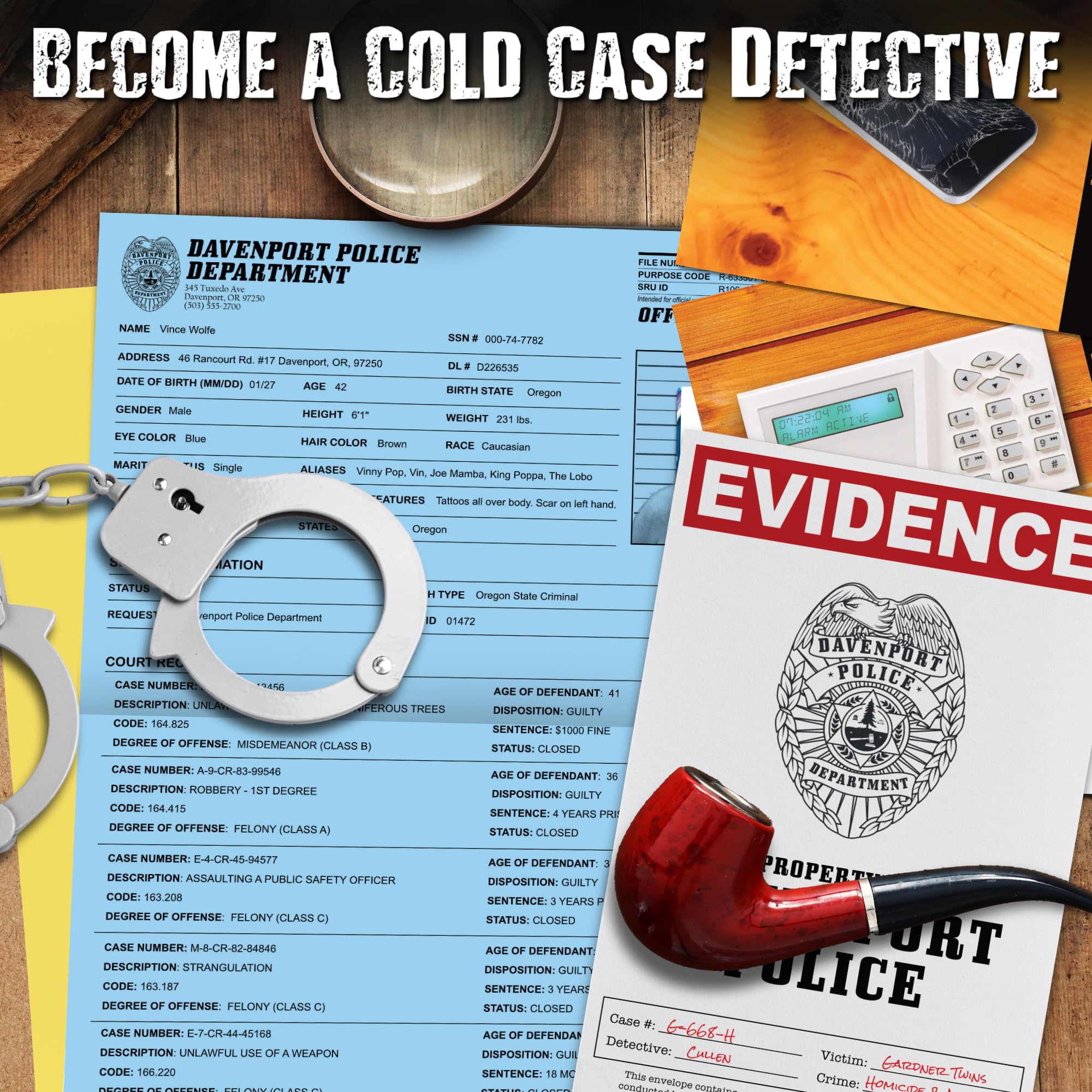 Unsolved Case Files   Gardner, Avery - Active Murder Mystery Case - Can you Solve the Case?