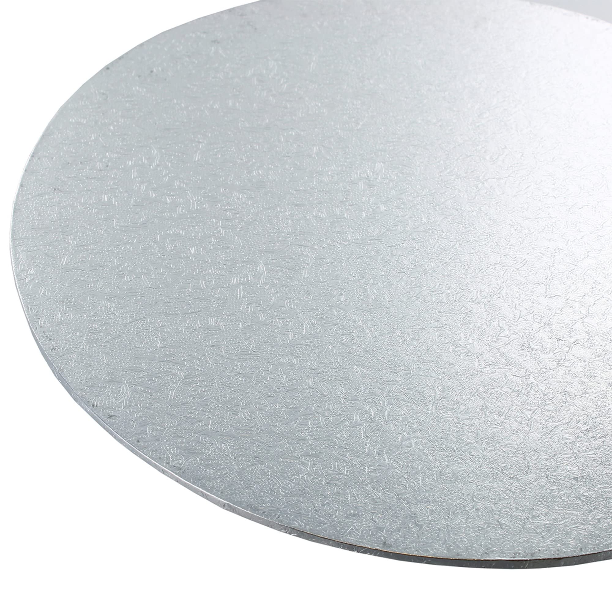 Culpitt 6 inches Round Cake Boards   Silver   2.7mm Cake Cards For Celebration Cakes, Birthday Treats, Cake Tiers, Cupcakes, and More! 6 inch, Pack Of 10