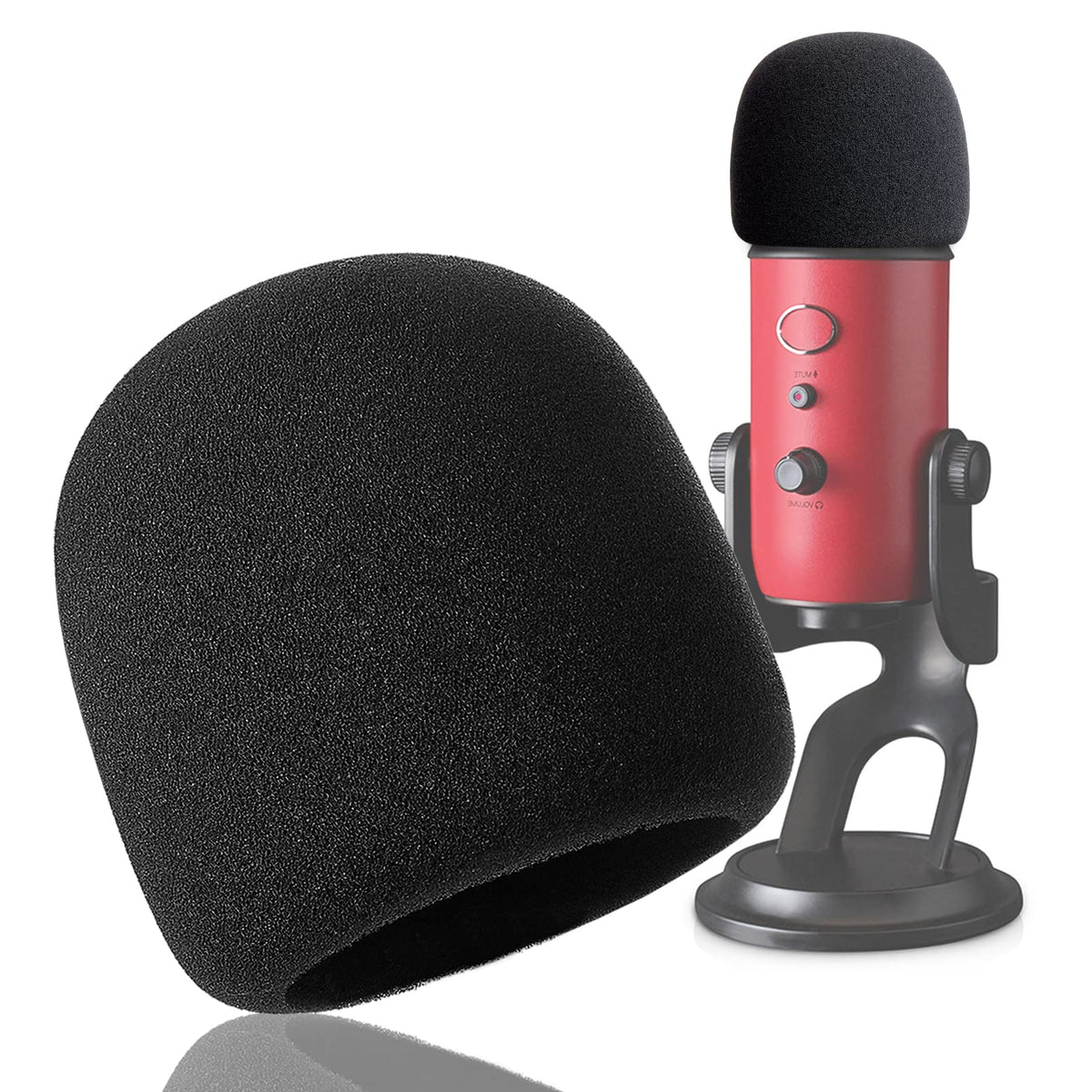 Blue Yeti Pop Filter Foam - Microphone Cover Foam for Blue Yeti, Yeti Pro Microphone to Reduce Noise, Yeti Mic Cover by YOUSHARES