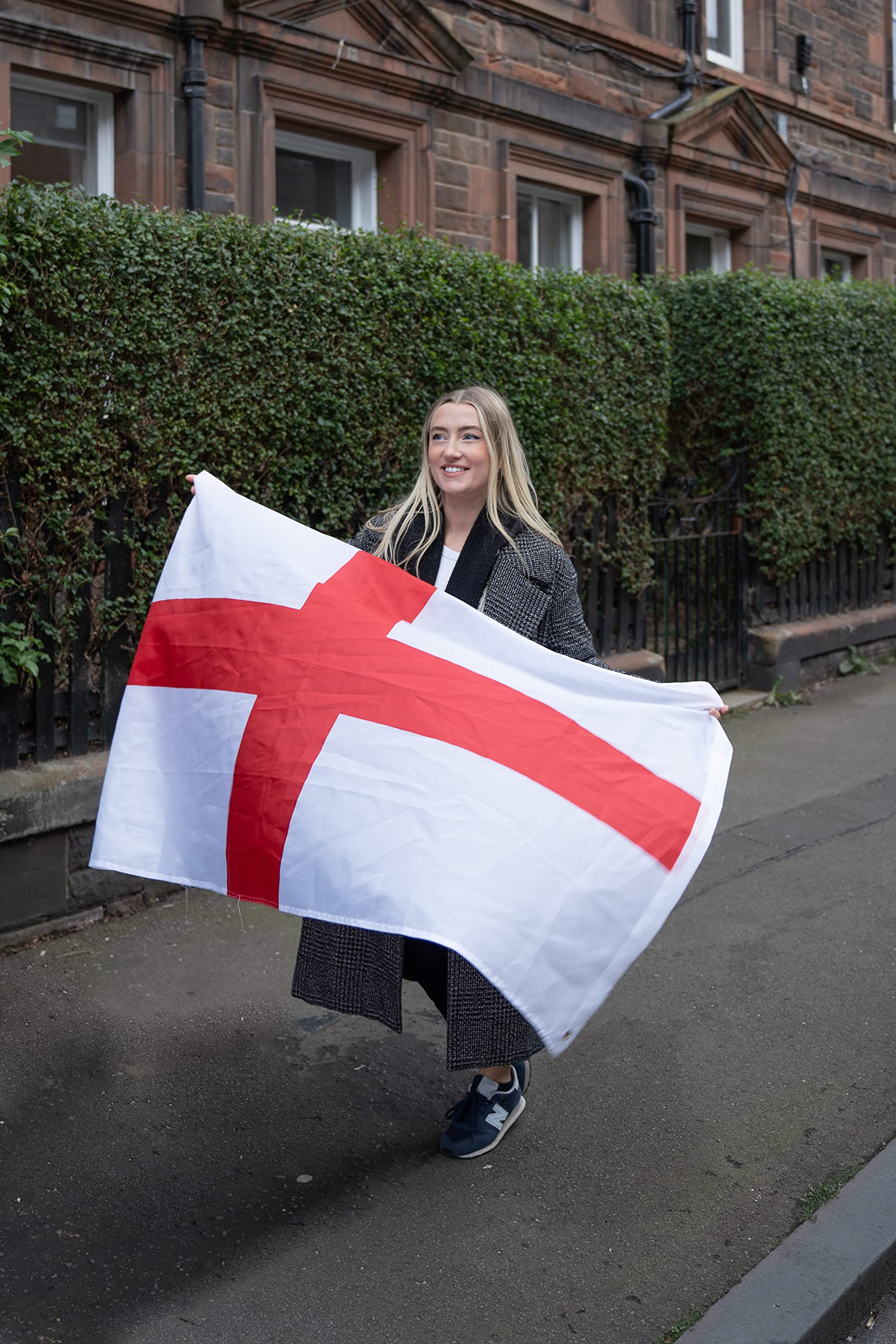 Storm&Lighthouse England Flag St George Flag English Flags 5ft x 3ft with Eyelets UK Flag