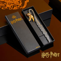 Harry Potter Gifts Bookmarks for Women Teenagers Kids Metal Bookmark with Hanging Golden Snitch Book Charm School University Reading Gifts for Everybody