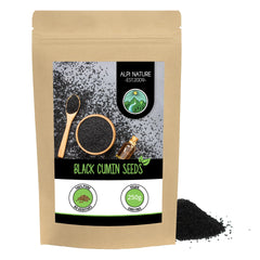 Whole black cumin (250g, 8.8 oz), Nigella seeds, Kalonji, 100% natural black cumin seeds, natural black caraway seeds without additives, vegan