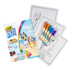 CRAYOLA Color Wonder - Bluey Colouring Mess-Free Book (Includes 18 Colouring Pages & 5 Magic Color Wonder Markers) (Pack of 2)