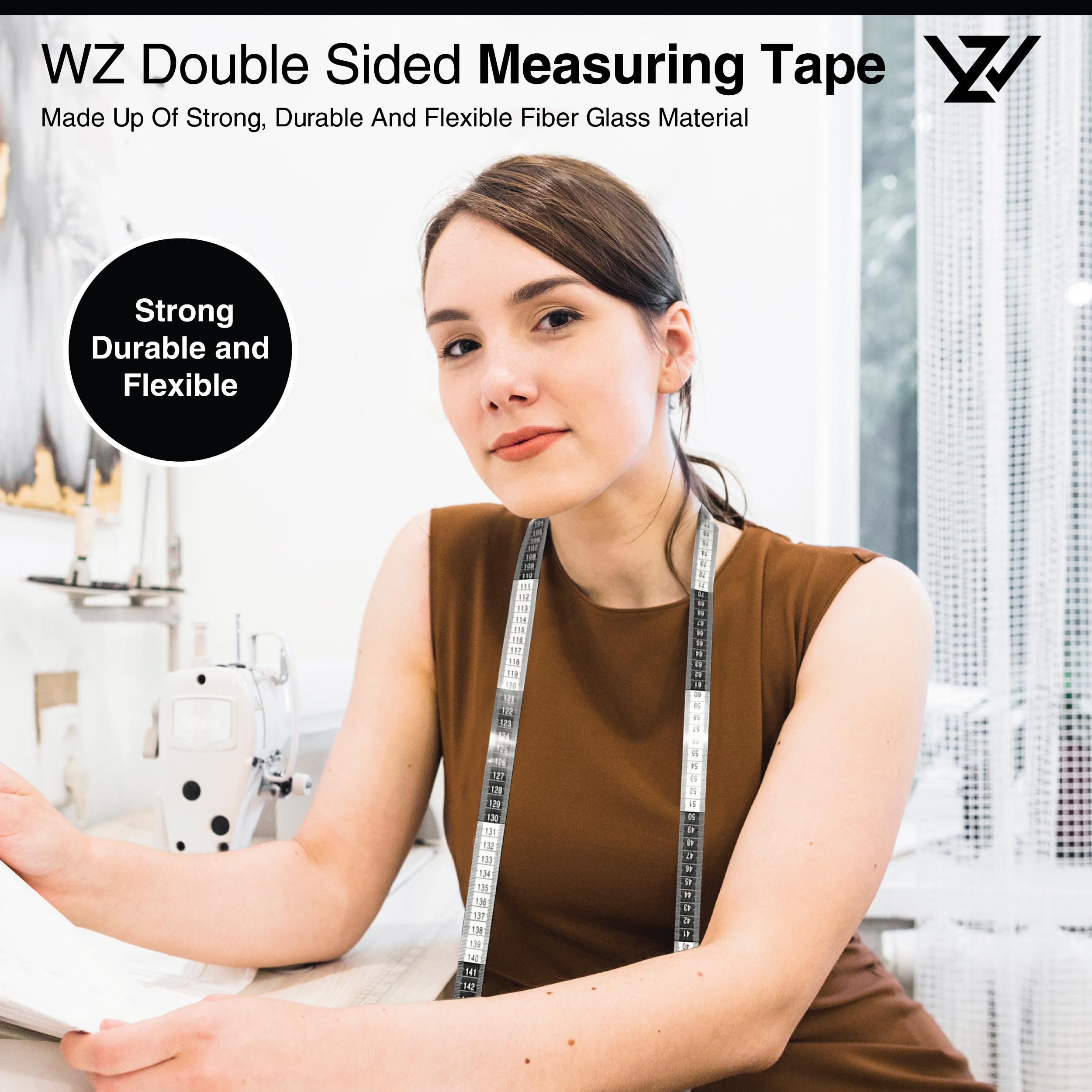 WZ Tape Measure body - Tape Measure made of Fiber Glass - Measuring Tape For Body Measurements - Body Tape Measure - Body Measuring Tape 60 Inch and 150 cm (1)