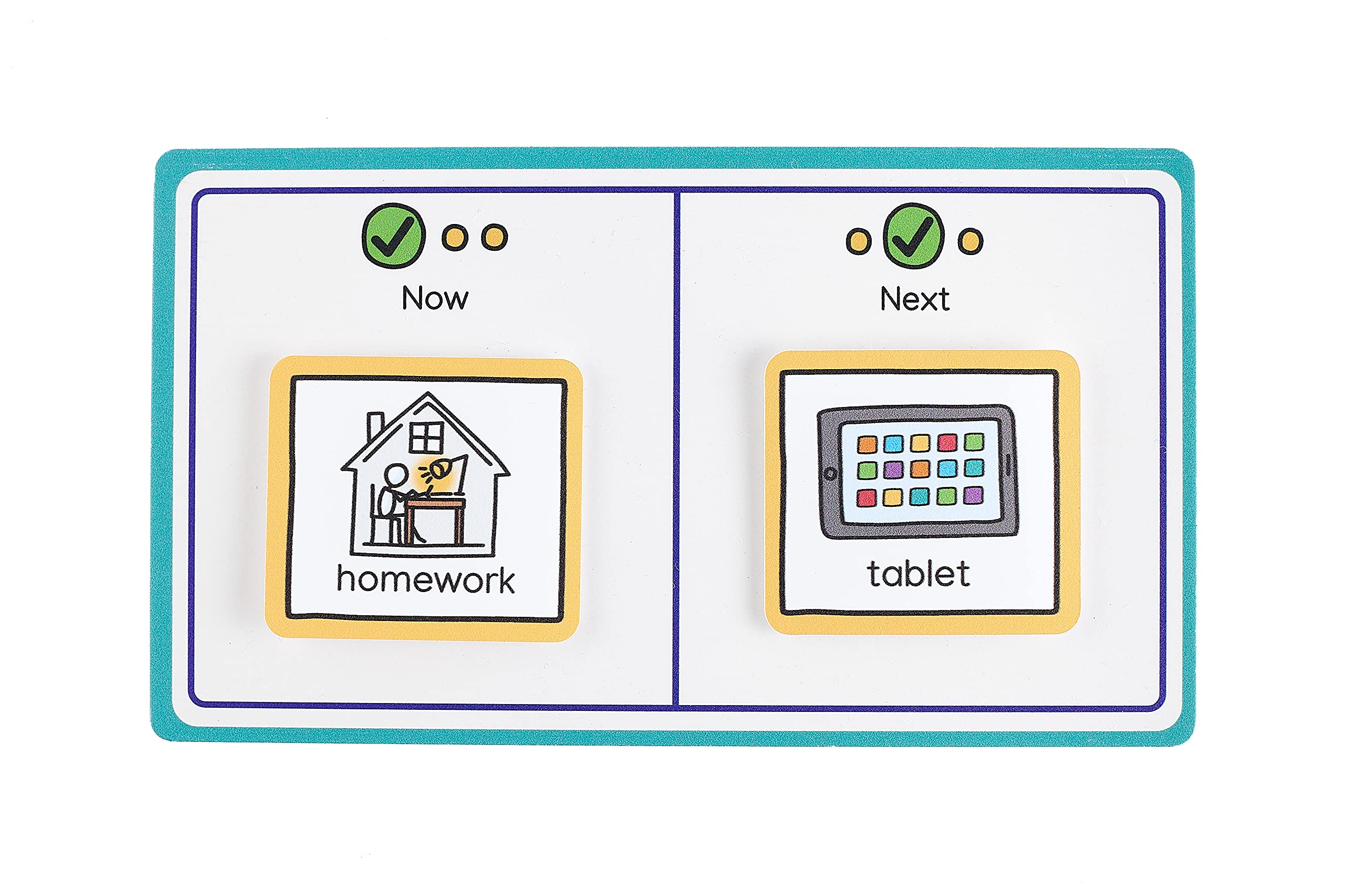 Now and Next Board for autism with 35 Visual Symbols for Home by Create Visual Aids, visual aids for autistic children, visual aids for asd, pecs cards, communication cards