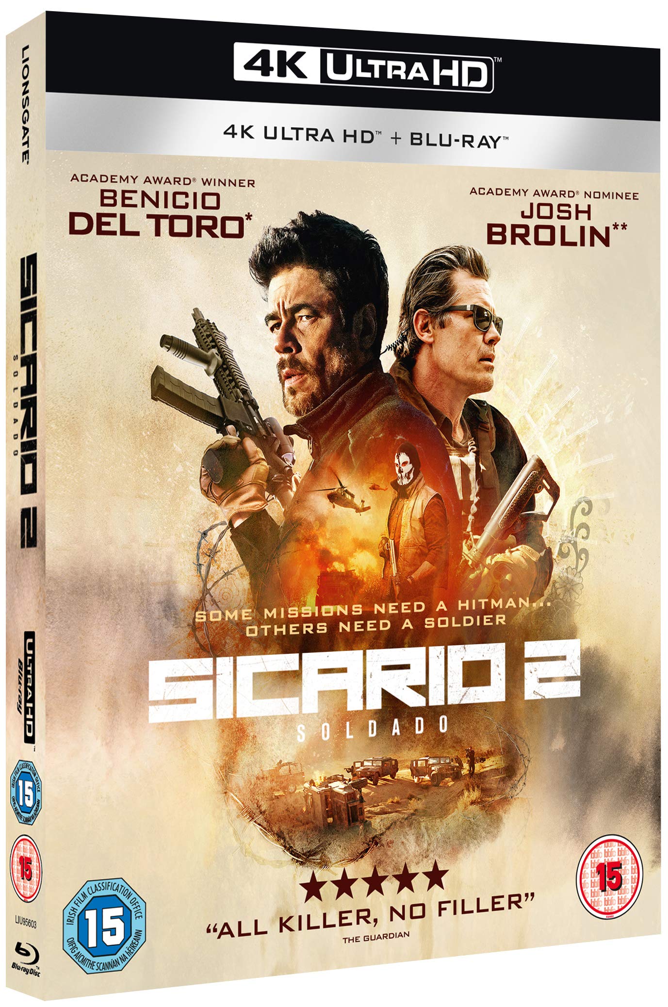 Sicario 2: Soldado 4k Ultra-HD BD [Blu-ray] [2020]