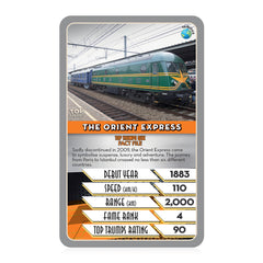 Top Trumps Trains Classics Card Game, learn about the London Underground, German Ice Trains and Beijing Shanghai in this educational packed game, gift and toy for boys and girls aged 4 plus