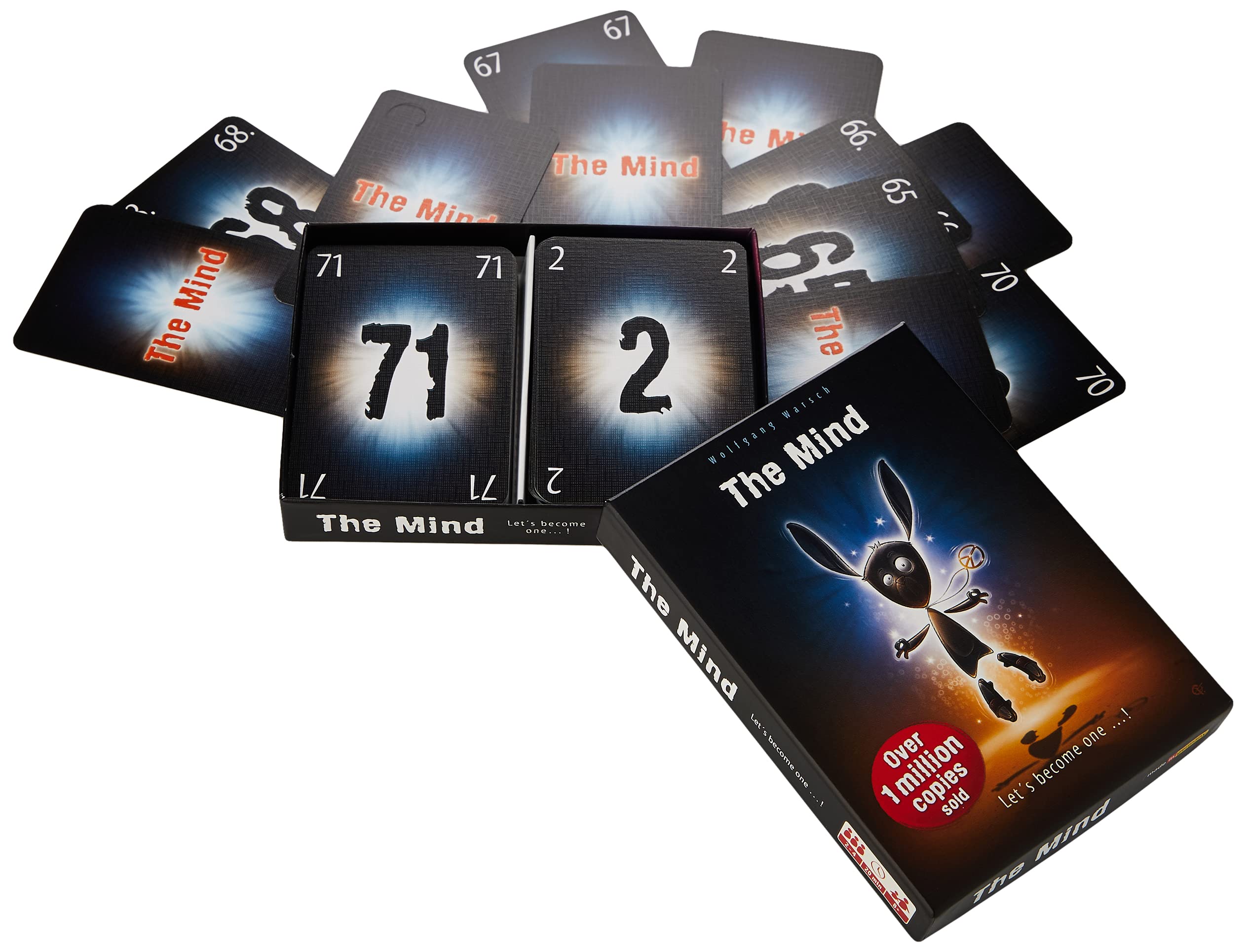 NSV   The Mind UK version   Card Game   Ages 8and   2-4 Players   20 Minutes Playing Time