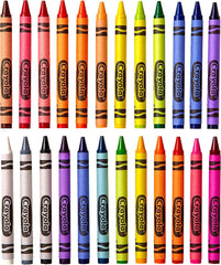 CRAYOLA Crayons, Bright Strong Colours, Multi, 24 Count (Pack of 2)