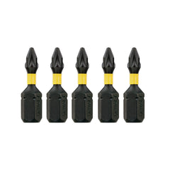 Dewalt DT7386TQZ 25 mm PZ1 IR Torsion Bits (Pack of 5), DT7386T-QZ