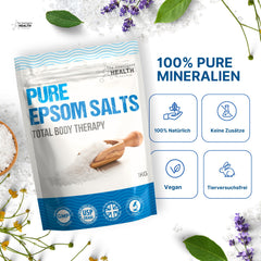 Pure Epsom Salts   Magnesium Sulphate Bath Salt (450g Pack)