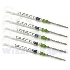 1ml Syringe & 14G Blunt Needle (5 Pack) for DIY Mixing (1ml Syringe)