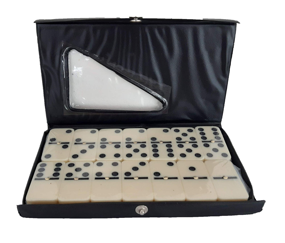 D.A.Y. Republic Classic Double Six Dominoes 28 Pieces Dominoes Set in PVC Case (Dominoes in PVC Case)