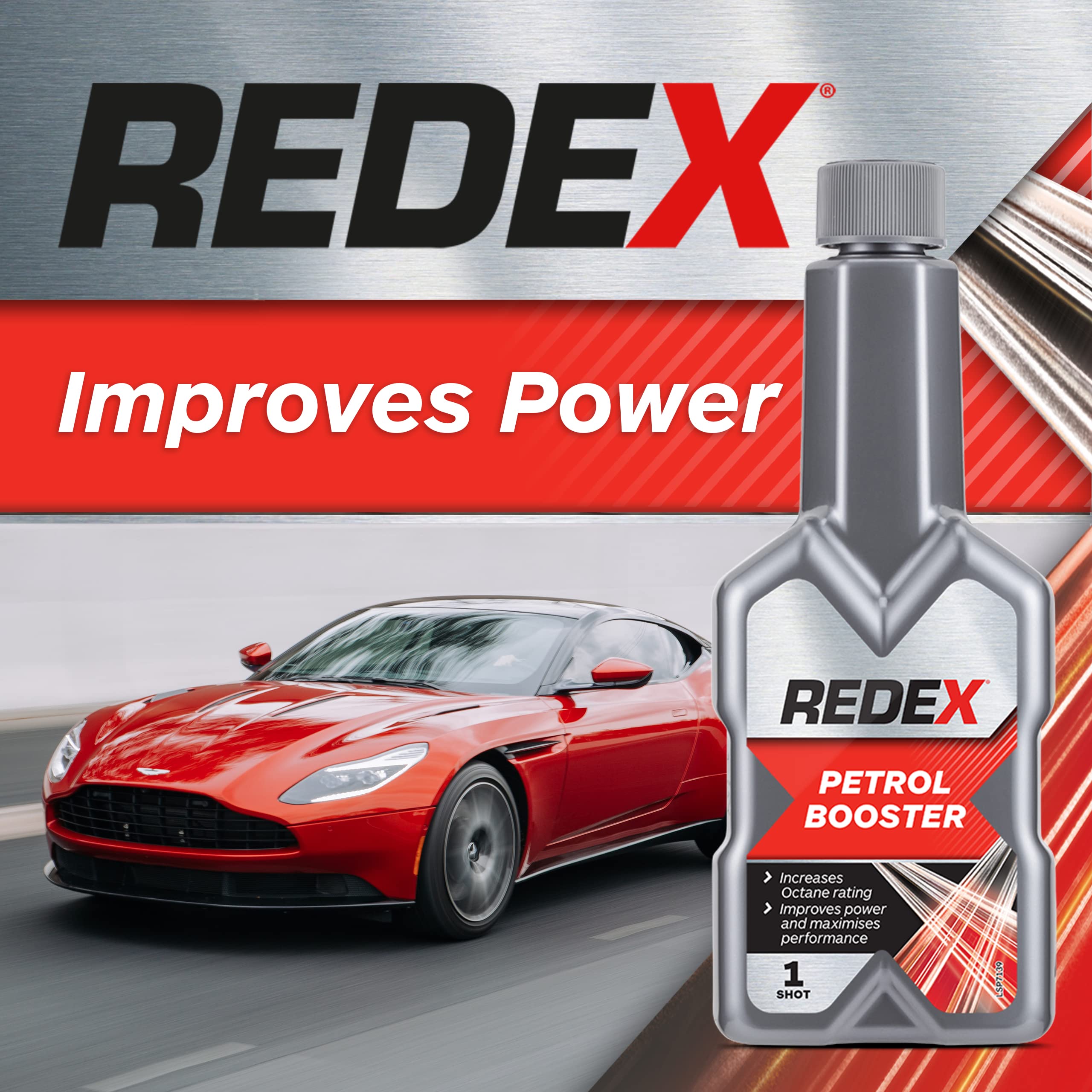 Redex Octane Booster, Fuel Additives For Petrol Engines, Maximise Performance & Increase Fuel Economy Petrol Additive For Cars, Boost Engine Performance & Improve Power, 250ml