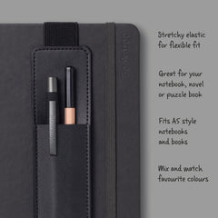 IF Bookaroo Pen Pouch - Black (Pack of 2)