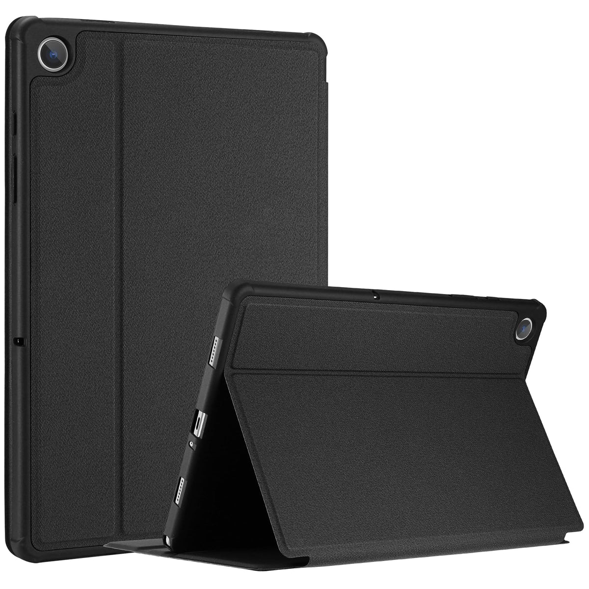 ProCase for Galaxy Tab A9and / A9 Plus 11 Inch Case 2023, Folio Smart Slim Stand Protective Case Cover for Galaxy A9 Plus Tablet 2023 SM-X210/X215/X216/X218 -Black