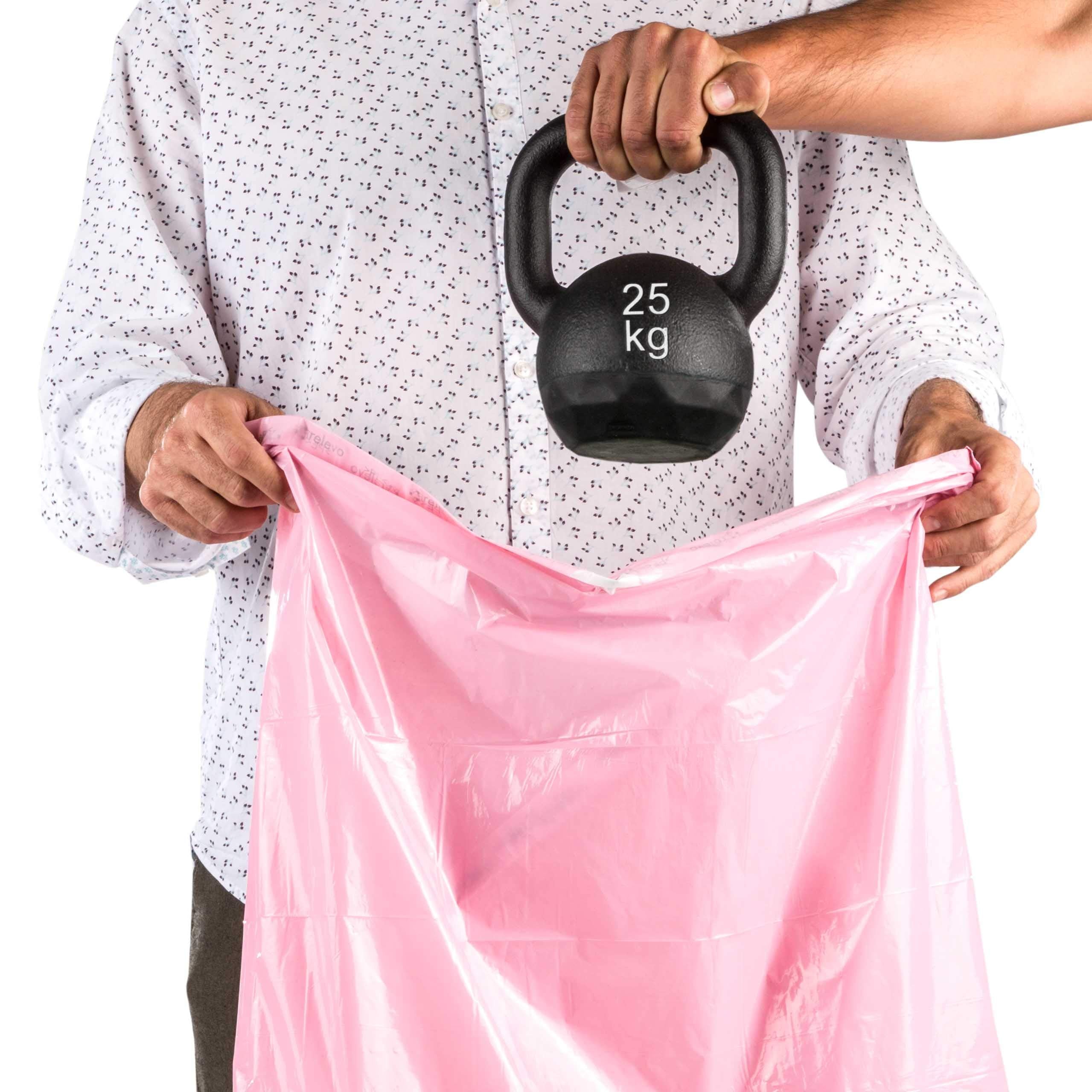 Relevo 100% Recycled Scented Bin Liners, Heavy Duty 30L, 45 Bin Bags