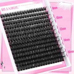 Lash Clusters Volume Cluster Lashes Individual Eyelashes Clusters 266pcs DIY Lash Extensions 8-16MM CD Curl Individual Lashes Eyelash Extensions by Ruairie