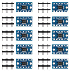 Dorhea 10PCS TXS0108E 8 Channel Level Conversion Module High Speed Full Duplex 8 Way Bi-Directional Converter 8-Bit Logic Level Module Shifter 3.3V 5V Compatible with Raspberry Pi