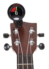 Snark SN6X Clip-On Tuner for Ukulele, Black, 1.8 x 1.8 x 3.5 inches