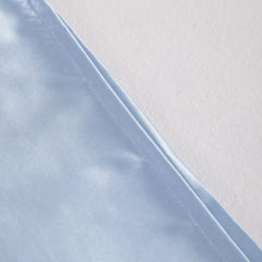 NTBAY Silk Satin Pillowcases - Satin Pillowcase for Hair and Skin, Pillow Cases 2 Pack with Envelope Closure, 50x90 cm, Light Blue