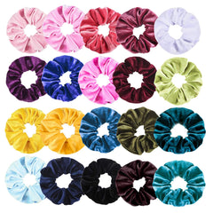 Hair Scrunchies Velvet Elastic Hair Bands Scrunchy Hair Ties Ropes Scrunchie for Women or Girls Hair Accessories