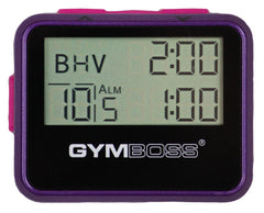 Gymboss Interval Timer and Stopwatch - VIOLET/PINK METALLIC GLOSS