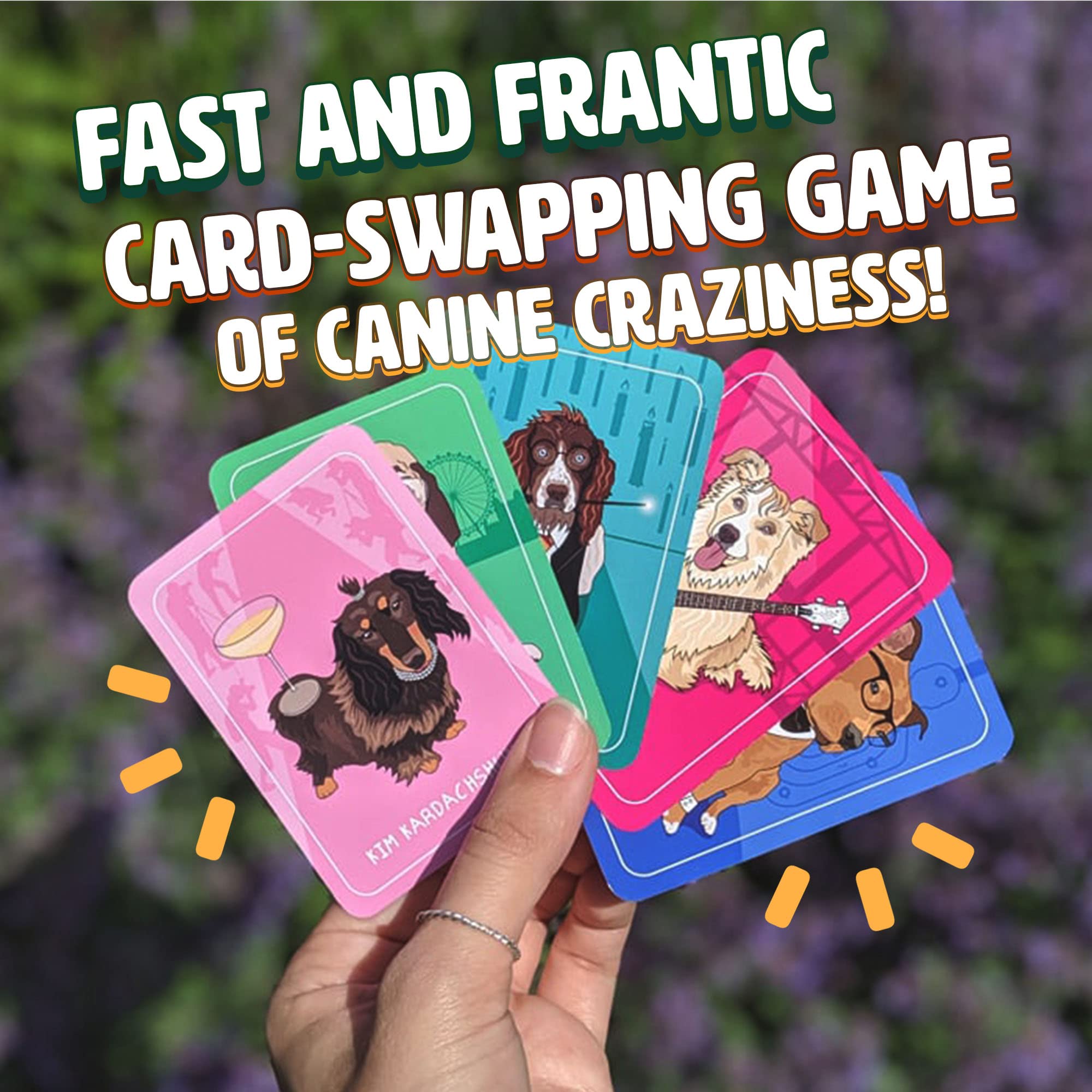 Ginger Fox Canine Chaos Swap Card Game. Kids Games for Ages 8 and Over. Great Addition to Family Games. Fun Games for Family Game Night, Parties and More